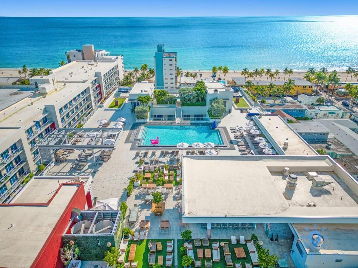 Best Stay - Rooftop Pool - Hollywood Beach Board - Walk Екстериор снимка