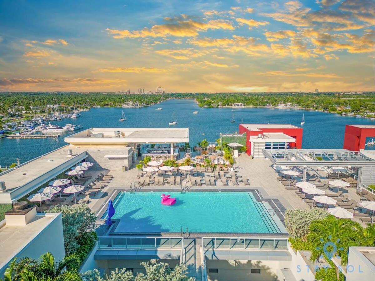 Best Stay - Rooftop Pool - Hollywood Beach Board - Walk Екстериор снимка
