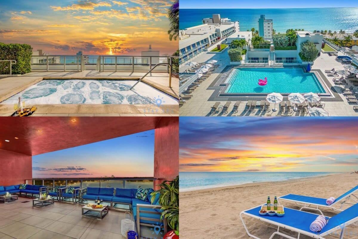 Best Stay - Rooftop Pool - Hollywood Beach Board - Walk Екстериор снимка